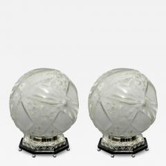 Muller Fr res French Art Deco Table Lamps Signed by Muller Freres - 4016958