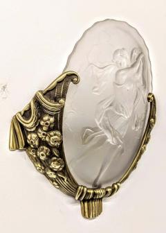 Muller Fr res French Art Deco Wall Sconce by Muller Fr res - 3942034
