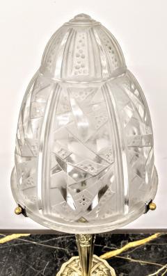 Muller Fr res Pair of French Art Deco Table Lamps by Muller Ferers - 3941210