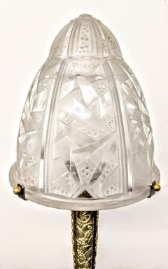 Muller Fr res Pair of French Art Deco Table Lamps by Muller Ferers - 3941211