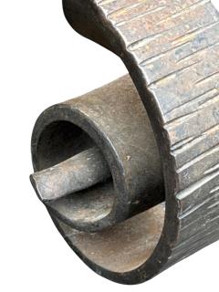 Muller Fr res SIGNED MULLER FRERES GLASS WROUGHT IRON ART DECO TORCHIERE BY FRANCOIS CARION - 4442127