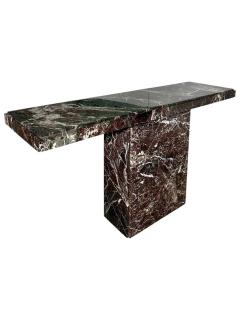 Multi Colored Marble Console Table Italy 1970 - 4219262