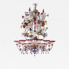 Multi Colored Venetian Chandelier Made in Murano Italy - 2059845