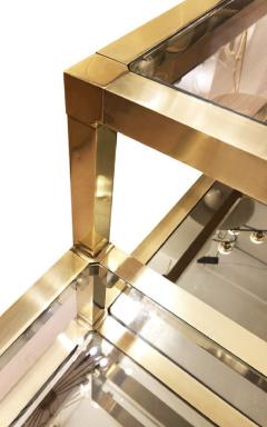 Multi Level Brass Coffee Table Italy 1960s - 848316
