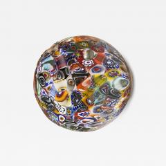 Multicolored Murrine Little Sphere Wall Sconce O Flush Mount in Murano Glass - 4351999