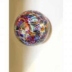 Multicolored Murrine Little Sphere Wall Sconce O Flush Mountt in Murano Glass - 4602731