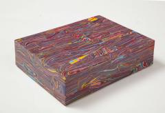 Multicolored Psychedelic Resin Box - 2160756