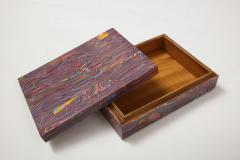 Multicolored Psychedelic Resin Box - 2160760