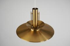 Multilayered Danish Brass Pendant Light Denmark 1960s - 2938540