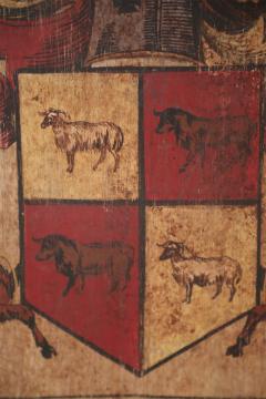 Munchener Painted Coat of Arms with Giant Schnauzer - 4669356
