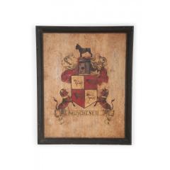 Munchener Painted Coat of Arms with Giant Schnauzer - 4709326