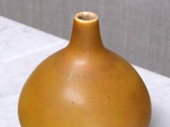 Munk Keramik Munk Keramik Ochre Hares Fur Glazed Ceramic Vase Enk ping Sweden 1950s - 4747772