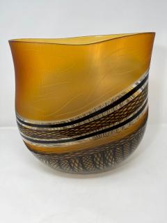 Murano 1 of 1 Amber Glass Vase by Schiavon - 2748917