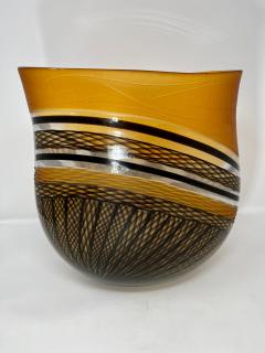 Murano 1 of 1 Amber Glass Vase by Schiavon - 2748918