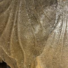 Murano 6 tier waterfall golden leaf lamp - 3981259