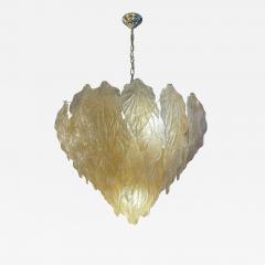 Murano 6 tier waterfall golden leaf lamp - 3981528