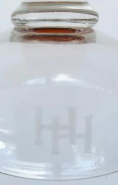 Murano Amber and Clear Glass Vase or Candleholder Acquired at Luxury Living - 4045400