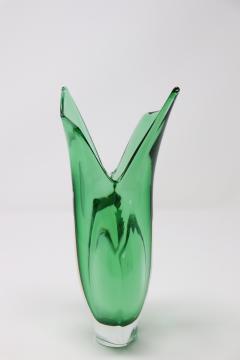 Murano Artistic Glass Vase by Flavio Poli for Seguso Italy 1960s - 3790366