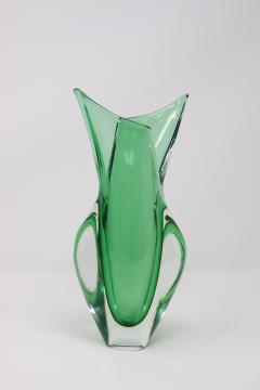 Murano Artistic Glass Vase by Flavio Poli for Seguso Italy 1960s - 3790373