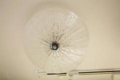 Murano Blown Textured Ceiling Fixture Pairs Available - 440899