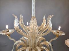Murano Chandelier With 8 Lights Italy - 4518687
