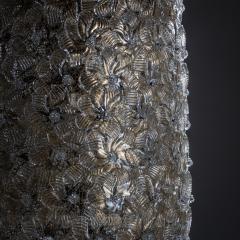 Murano Floor Lamp Millefiori with Glass Flowers attributed to Barovier Toso - 4436919