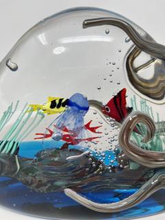 Murano Glass Aquarium with Octopus - 3242018