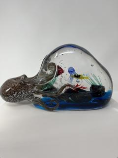 Murano Glass Aquarium with Octopus - 3242021