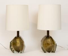 Murano Glass Bronze Rock Lamps Contemporary - 3692838