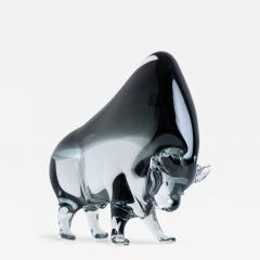 Murano Glass Buffalo from V Nason Co Italy 20th Century - 4434998
