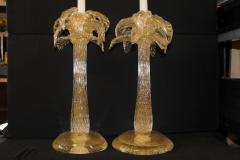 Murano Glass Candle Holders a Pair - 2017241