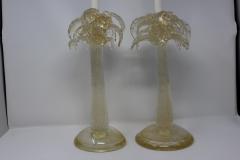 Murano Glass Candle Holders a Pair - 2017242