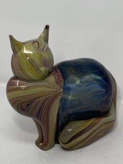 Murano Glass Cat by Zanetti - 2122443