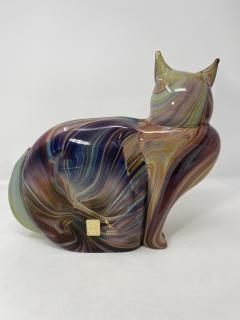 Murano Glass Cat by Zanetti - 2122447