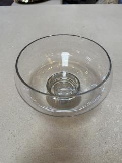 Murano Glass Centerpiece Bowl with Metal Base Italy 1970s - 4461145