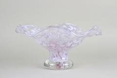 Murano Glass Centerpiece Glass Bowl Late Mid Century Italy ca 1960 70 - 3488879