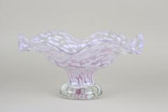 Murano Glass Centerpiece Glass Bowl Late Mid Century Italy ca 1960 70 - 3488882