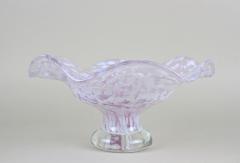 Murano Glass Centerpiece Glass Bowl Late Mid Century Italy ca 1960 70 - 3488887