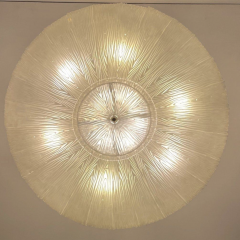 Murano Glass Chandelier Ufo Circa 1980 - 3962312