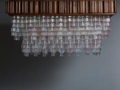 Murano Glass Chandelier with Wood Ceiling Case - 4743254