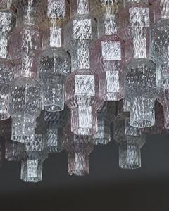 Murano Glass Chandelier with Wood Ceiling Case - 4743273