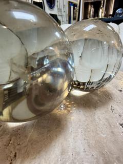 Murano Glass Decorative Spheres Set of 4  - 4734795