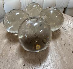 Murano Glass Decorative Spheres Set of 4  - 4734799