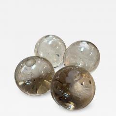 Murano Glass Decorative Spheres Set of 4  - 4734888