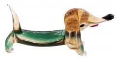 Murano Glass Dog Sculpture - 1001324