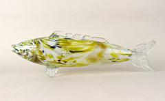 Murano Glass Fish Sculpture Multicolored Mid Century Italy ca 1950 - 4335871