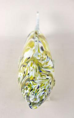 Murano Glass Fish Sculpture Multicolored Mid Century Italy ca 1950 - 4335873