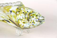 Murano Glass Fish Sculpture Multicolored Mid Century Italy ca 1950 - 4335875