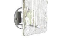 Murano Glass Ice Drip Sconces Austria 1960s - 575418