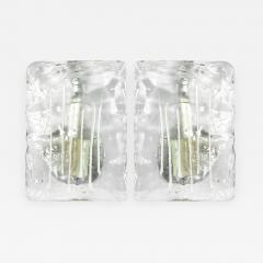 Murano Glass Ice Drip Sconces Austria 1960s - 576818
